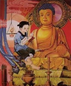 王冕僧寺夜读 王冕僧寺夜读