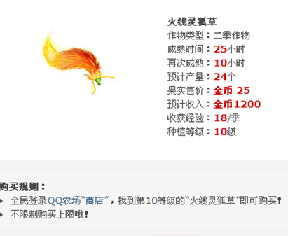 火线灵狐草 火线灵狐草