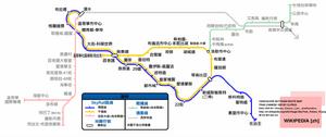 架空列车将来(2014年)路线图