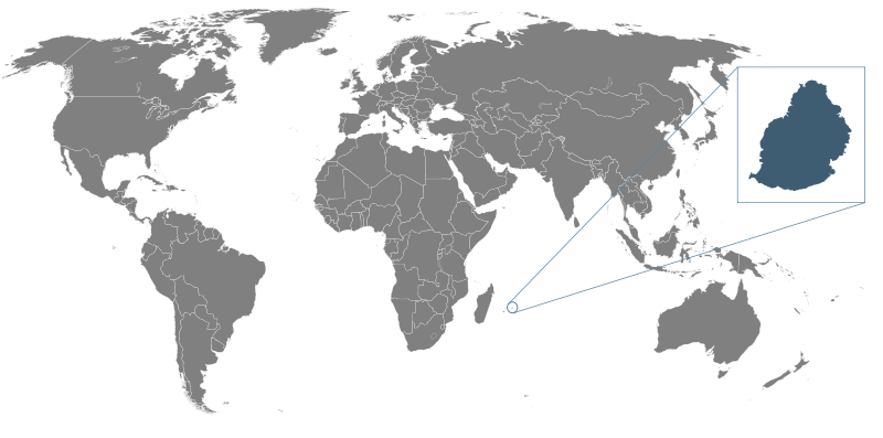 渡渡鸟分布範围 渡渡鸟分布範围