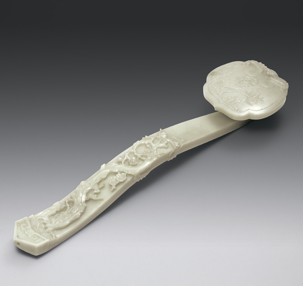 玉如意(玉质工艺美术品) 玉如意(玉质工艺美术品)
