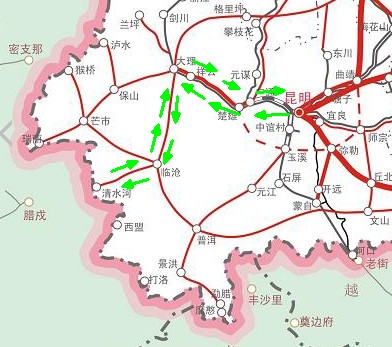 (昆大)临清铁路规划图 (昆大)临清铁路规划图