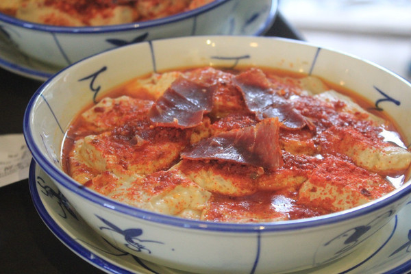 火腿蒸臭豆腐 火腿蒸臭豆腐