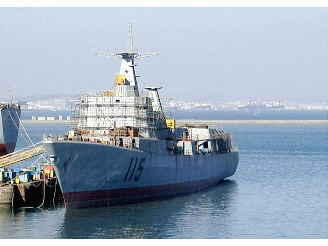 在建中的瀋阳号驱逐舰 在建中的瀋阳号驱逐舰