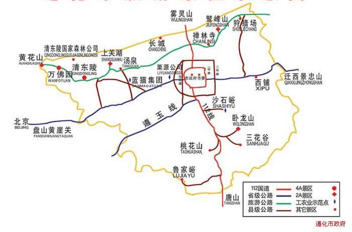 清东陵地理位置示意图 清东陵地理位置示意图