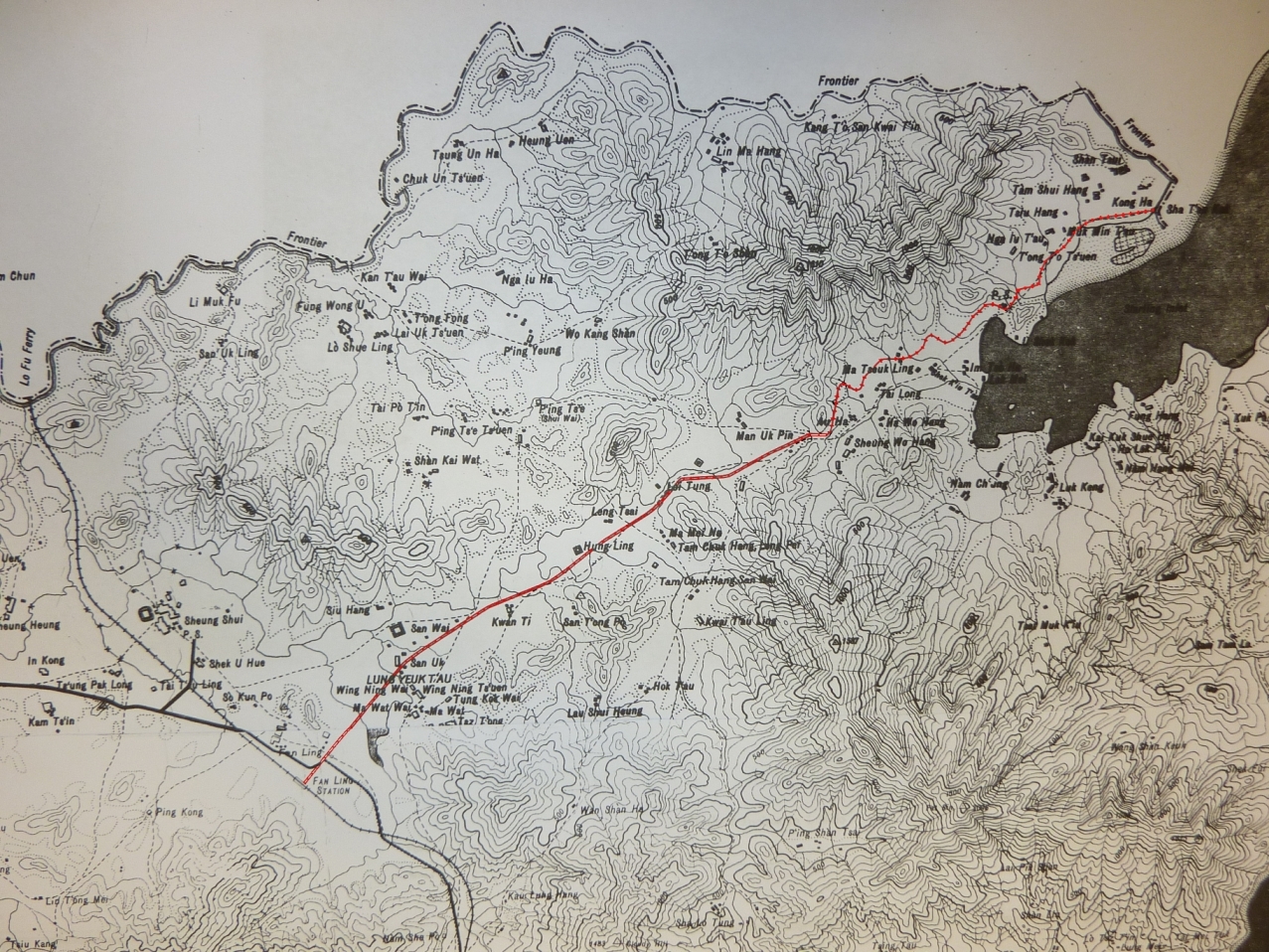 沙头角支线地图(1915年) 沙头角支线地图(1915年)