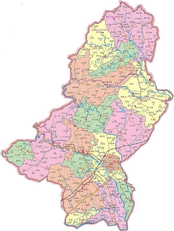 潜山市地图 潜山市地图