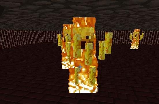 烈焰人(游戏《Minecraft》生活的怪物之一) 烈焰人(游戏《Minecraft》生活的怪物之一)
