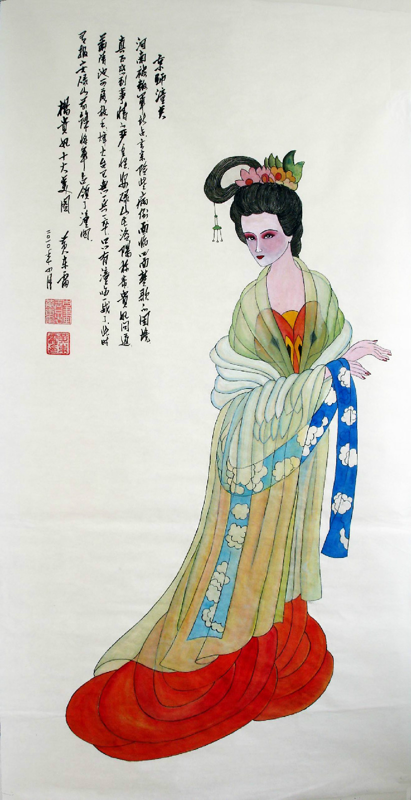 黄东雷工笔画作品《杨贵妃十大美图》 黄东雷工笔画作品《杨贵妃十大美图》