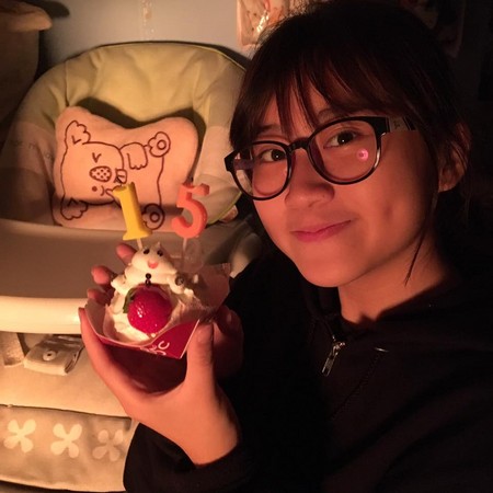 2017年,蓝爱子庆祝15岁生日 2017年,蓝爱子庆祝15岁生日