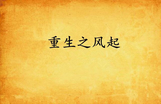 重生之风起 重生之风起