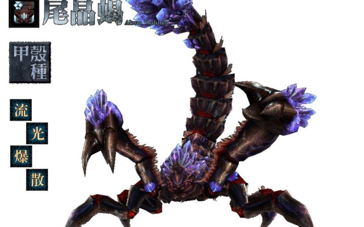 尾晶蝎 尾晶蝎