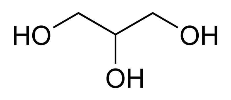 丙三醇键线式 丙三醇键线式