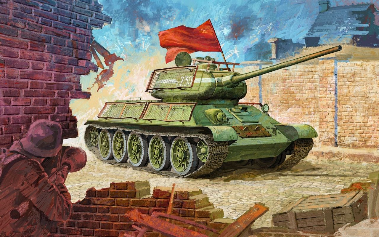 T-34坦克(第二次世界大战中苏联着名坦克) T-34坦克(第二次世界大战中苏联着名坦克)