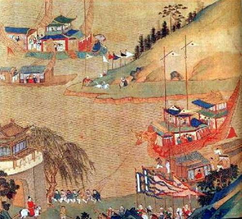 隋炀帝下扬州 隋炀帝下扬州