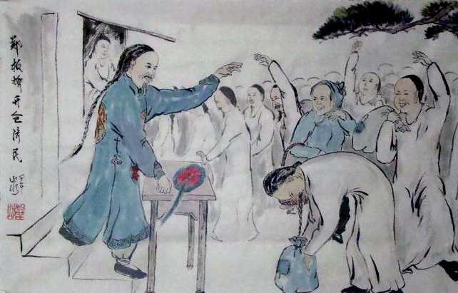 郑板桥开仓济民 郑板桥开仓济民