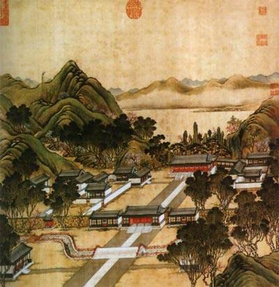 圆明园菊花迷宫图
