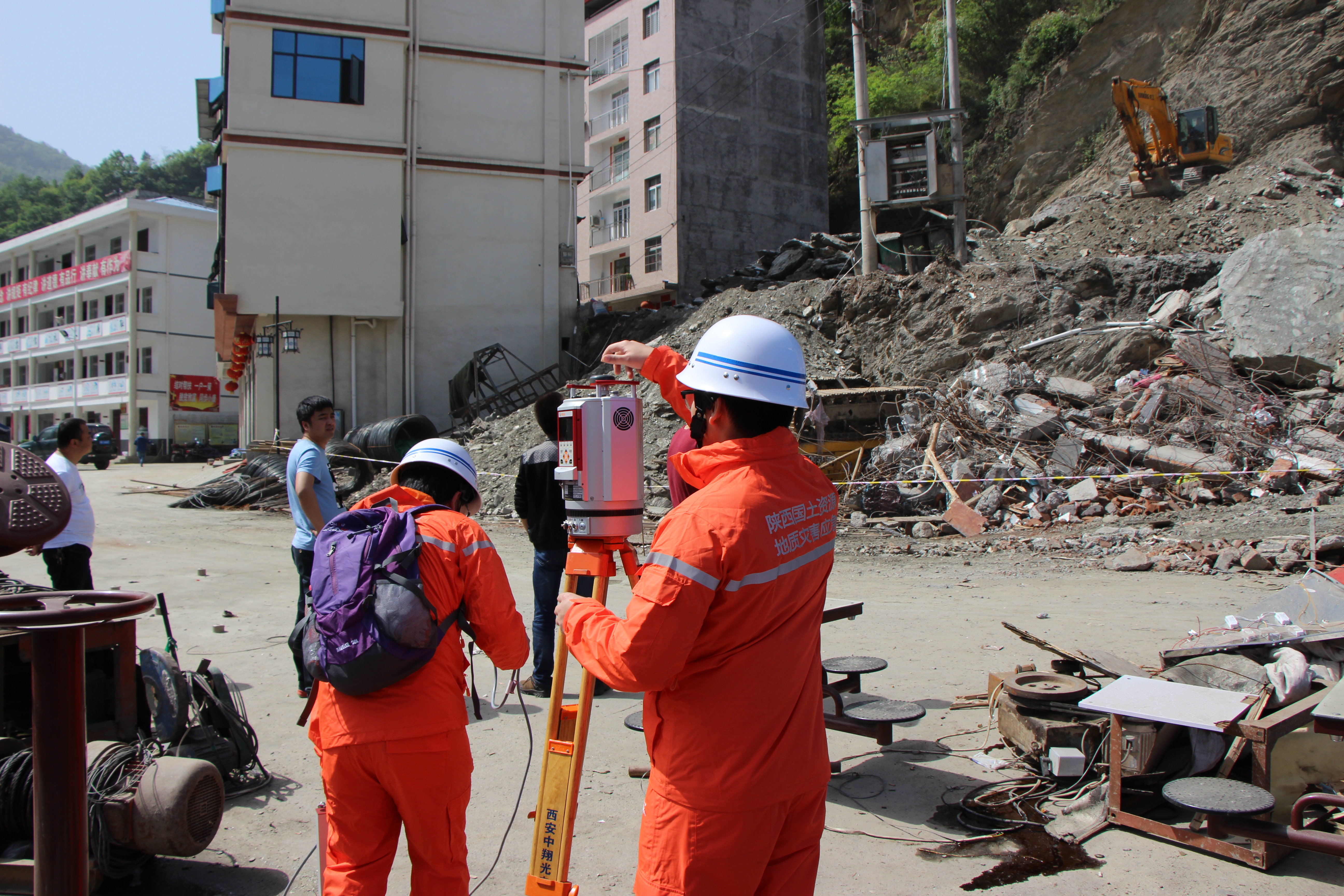 白河县崩塌现场三维雷射扫瞄器扫描 白河县崩塌现场三维雷射扫瞄器扫描