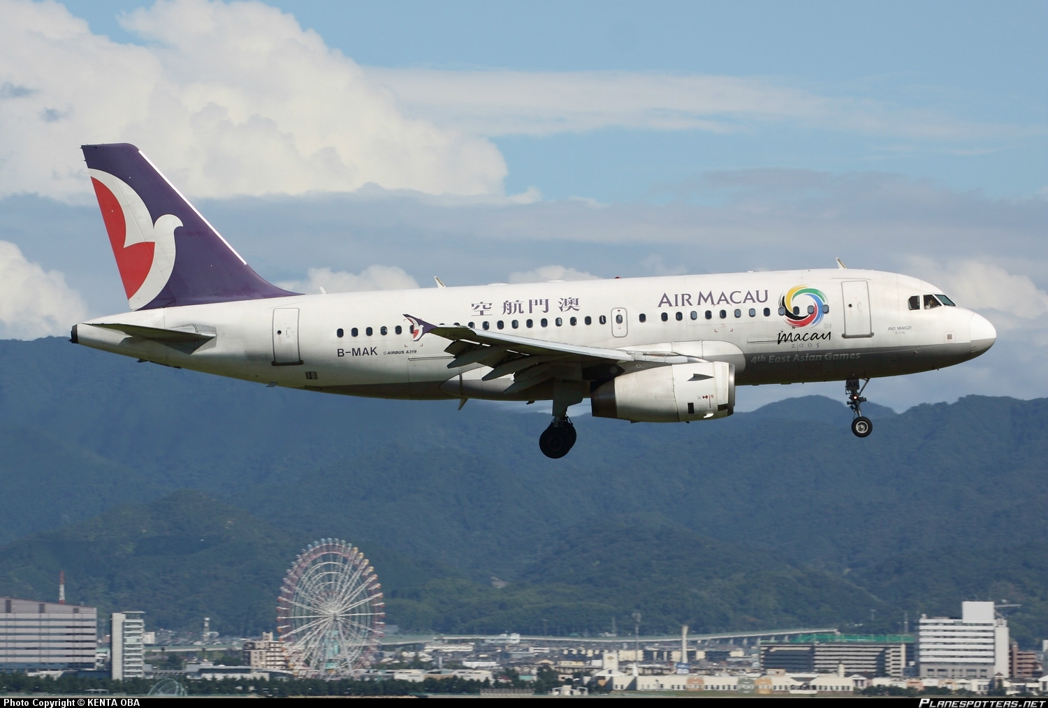 澳门航空A319客机 澳门航空A319客机