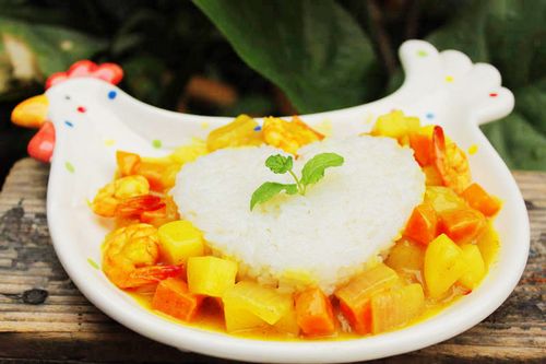 鲜虾咖喱饭 鲜虾咖喱饭