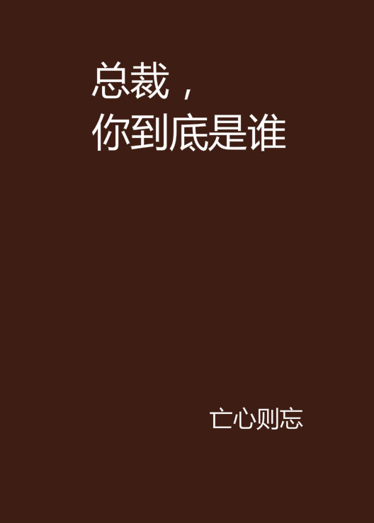 总裁，你到底是谁