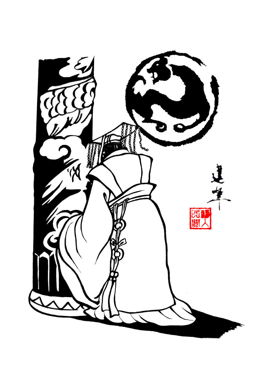 《成语 走投无路》王建峰 绘 《成语 走投无路》王建峰 绘