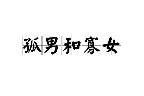 孤男和寡女 孤男和寡女