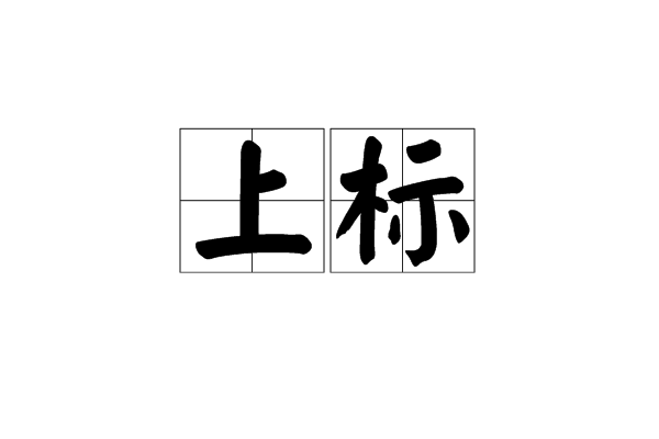 上标 上标