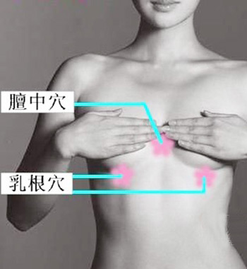 膻中穴 膻中穴