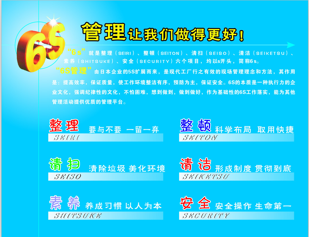 6S目视化管理 6S目视化管理