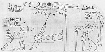 Senmut(森穆特)墓室中天文天花板绘图 Senmut(森穆特)墓室中天文天花板绘图