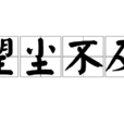 望尘不及 望尘不及
