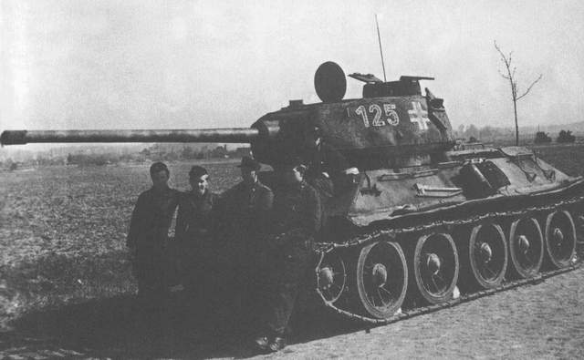 德军的T-34坦克 德军的T-34坦克