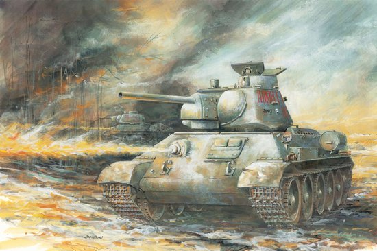 T-34坦克(第二次世界大战中苏联着名坦克) T-34坦克(第二次世界大战中苏联着名坦克)