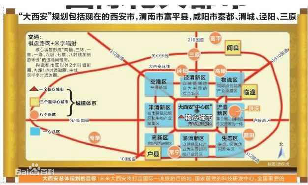 大西安功能布局 大西安功能布局