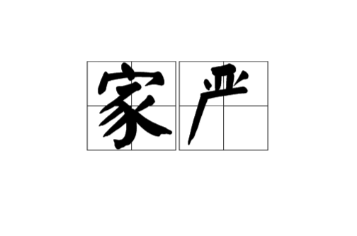 家严 家严