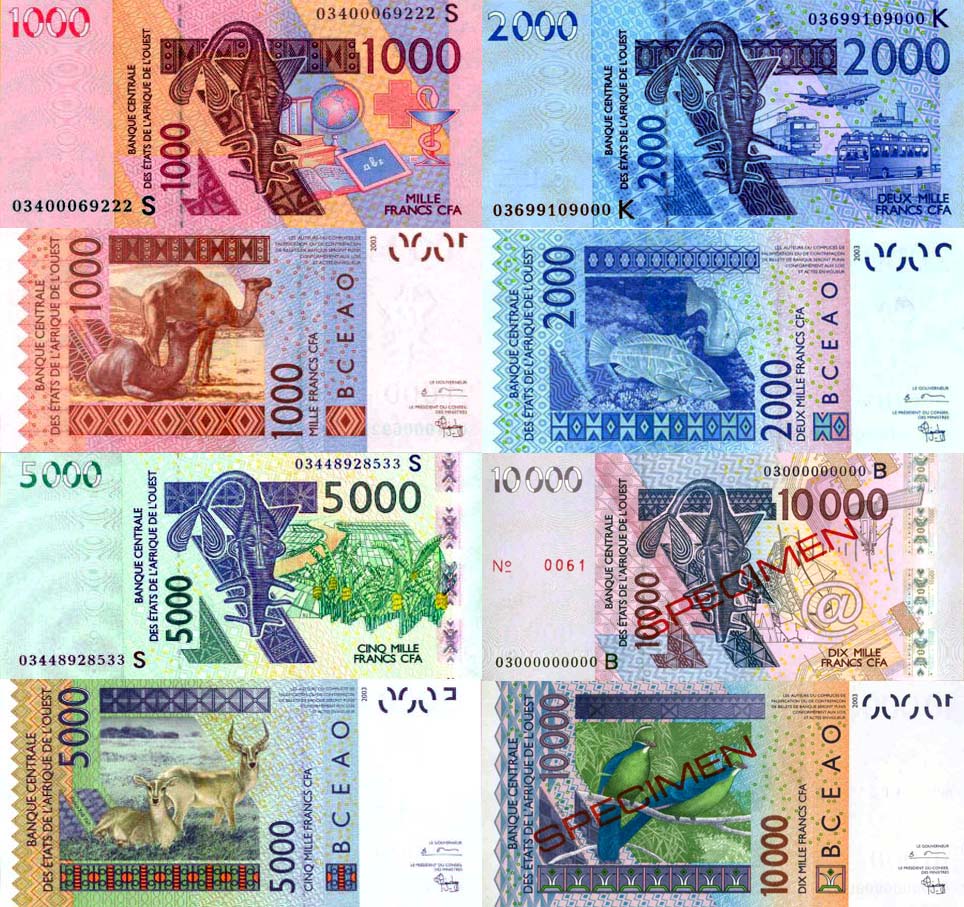 2003版西非金融共同体法郎 2003版西非金融共同体法郎