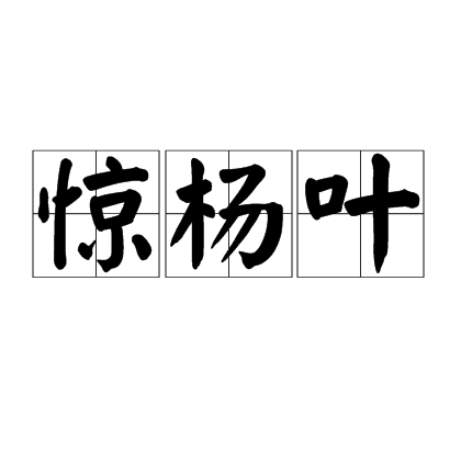 惊杨叶 惊杨叶