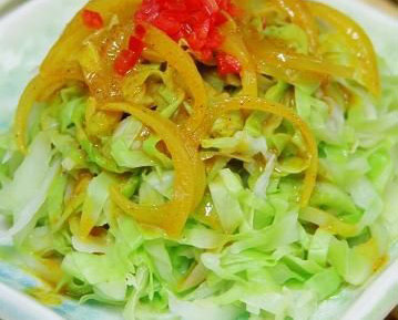 凉拌咖喱捲心菜 凉拌咖喱捲心菜