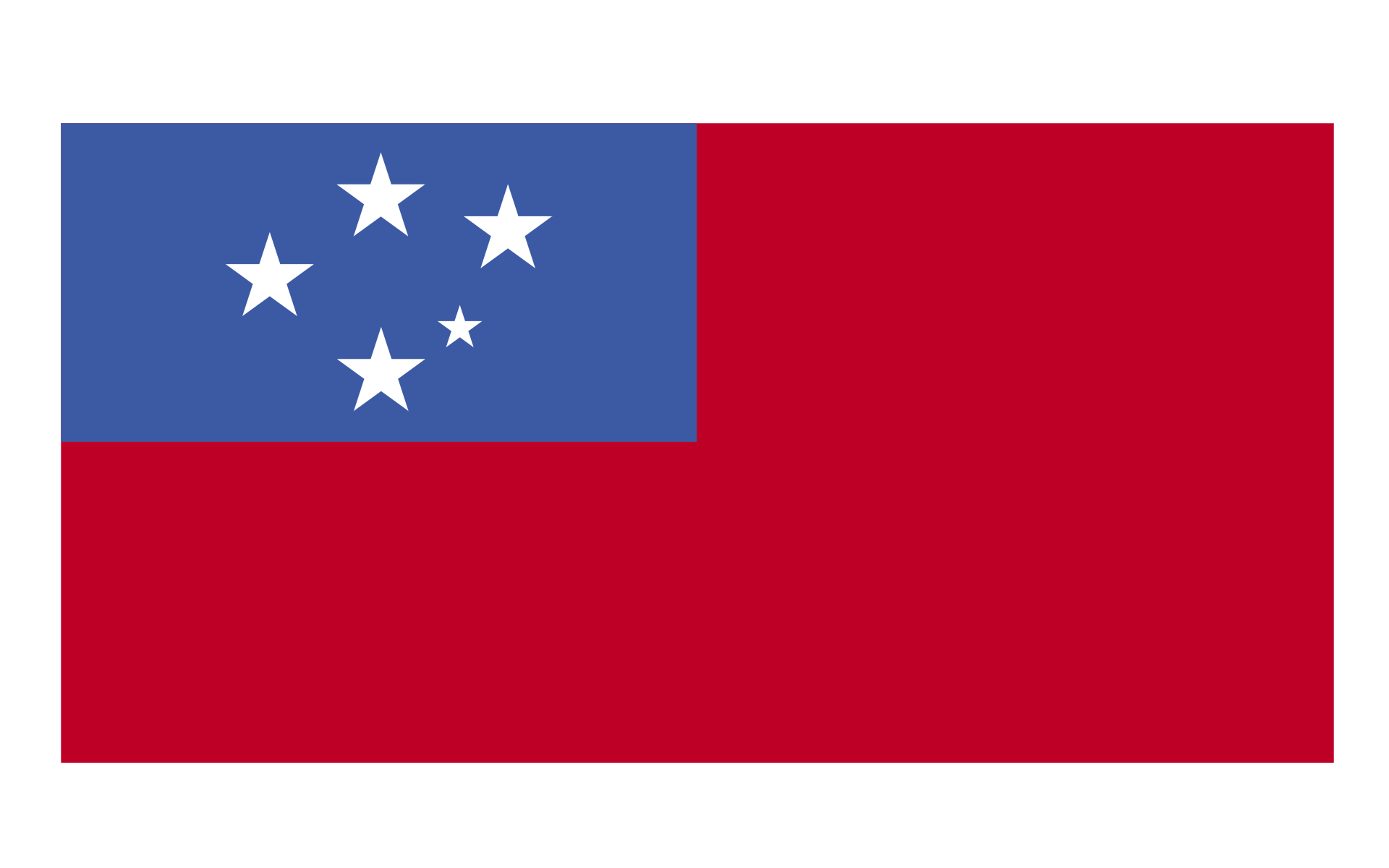 萨摩亚国旗 萨摩亚国旗