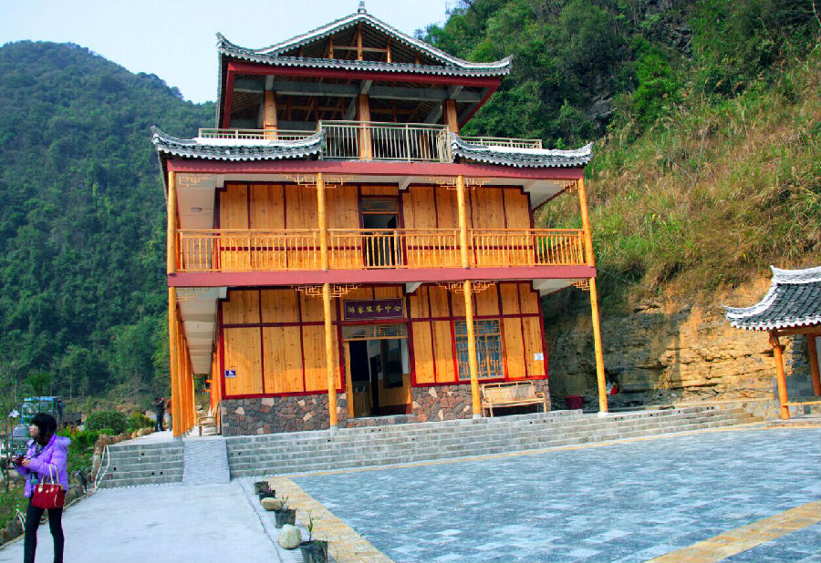 环江牛角寨瀑布群景区 环江牛角寨瀑布群景区