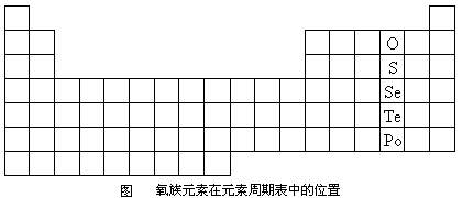 周期表中的氧族元素 周期表中的氧族元素