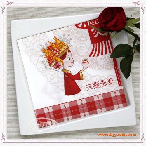 一纸风行婚庆彩色餐巾纸 一纸风行婚庆彩色餐巾纸