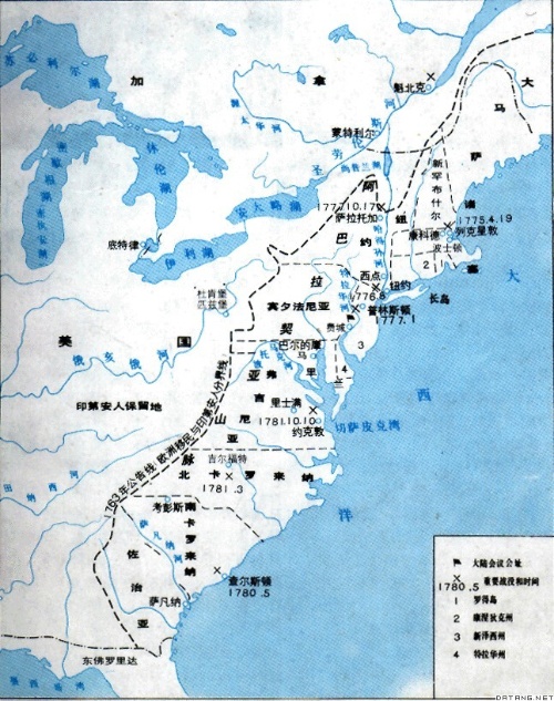 北美十三州 北美十三州