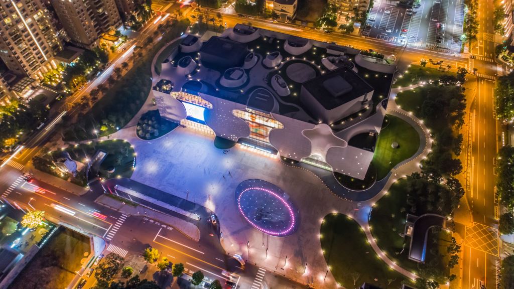 台中歌剧院之夜景 台中歌剧院之夜景