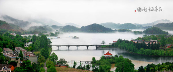花亭湖景区 花亭湖景区