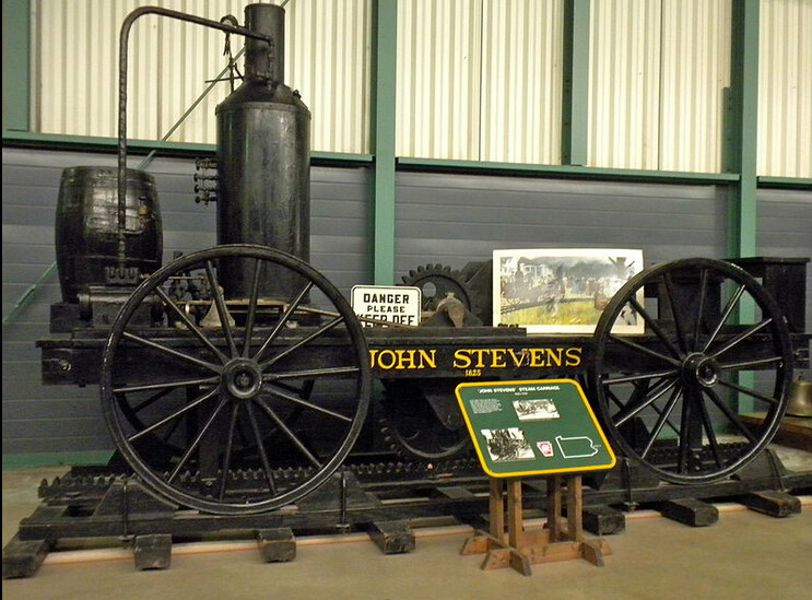 Replica of John Stevens' steam