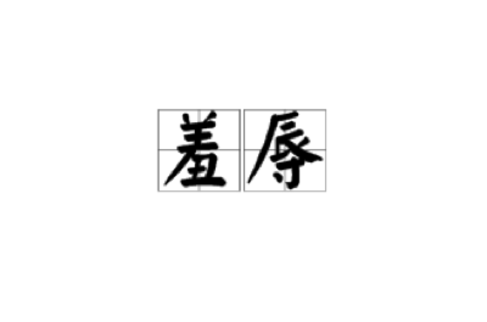 羞辱(汉语词语) 羞辱(汉语词语)