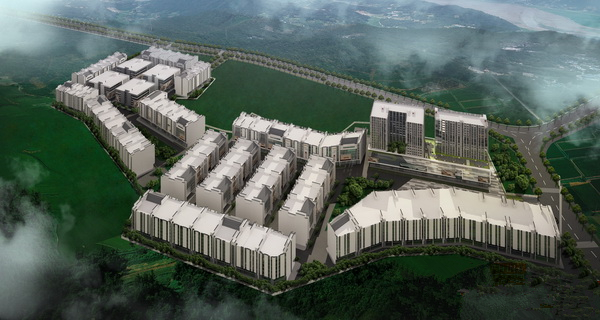 远扬红木家具批发市场鸟瞰图 远扬红木家具批发市场鸟瞰图