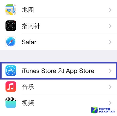 进入iTunes Store和App Store 进入iTunes Store和App Store